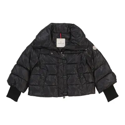 Age 10 Moncler Puffer - Medium Black Polyester | Size: medium