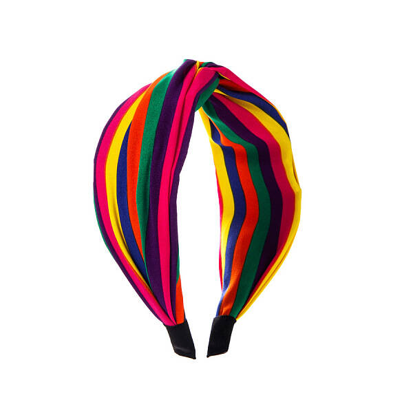 Rainbow Color Cloth Hair Bands