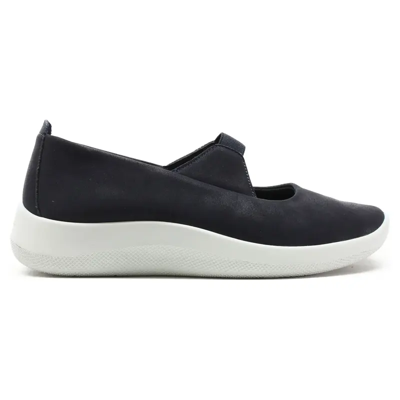 Arcopedico Heina Leather Women's Slip On Shoes - Fal Coll Navy - Size:US 8-8.5 Women