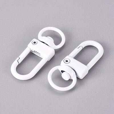 Baking Painted Alloy Swivel Clasps