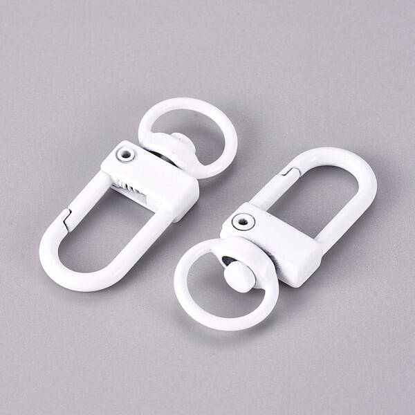 Baking Painted Alloy Swivel Clasps