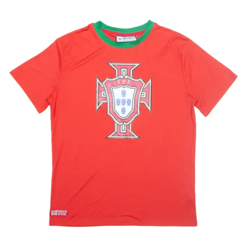Portugal Mens Football Shirt Jersey Red M