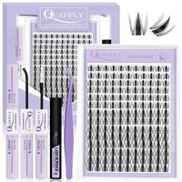 Fairy Lash Clusters Kit, 1 Box 10-18mm Manga Eyelash Clusters Glue Remover Tweezers, DIY Spider Eyelash Extensions Kit, Indiv...