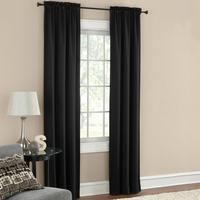 Blackout Curtain Panels – Set of 2, Black, 30”W x 84”L Each