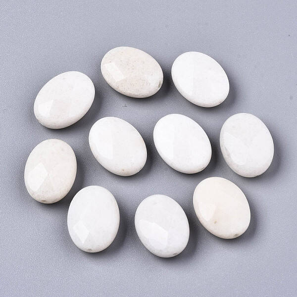Natural White Jade Beads