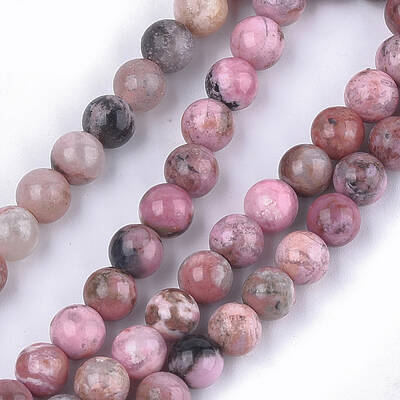 Natural Rhodonite Beads Strands
