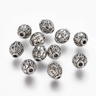 Tibetan Style Alloy Beads