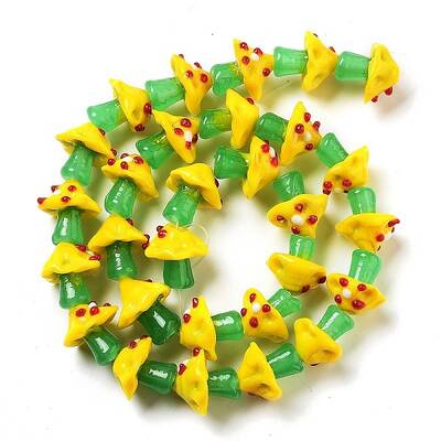 Handmade Lampwork Bumpy Beads Strands