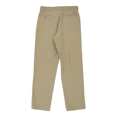 Dickies Trousers - 36W 34L Beige Polyester