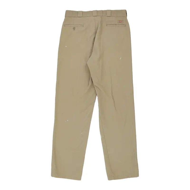 Dickies Trousers - 36W 34L Beige Polyester