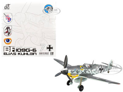 Messerschmitt BF 109G-6 Fighter Aircraft JG 51 Bulgaria (1944) German Luftwaffe 1/72 Diecast Model by JC Wings