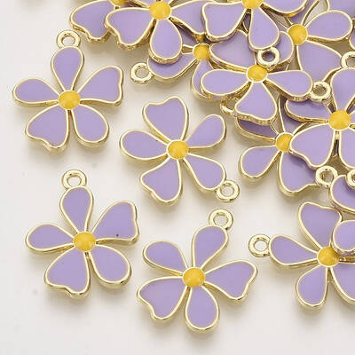 Alloy Enamel Pendants