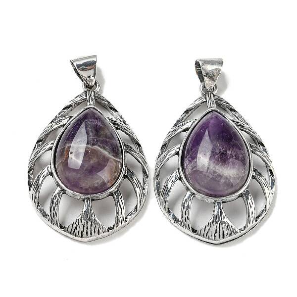 Natural Amethyst Pendants