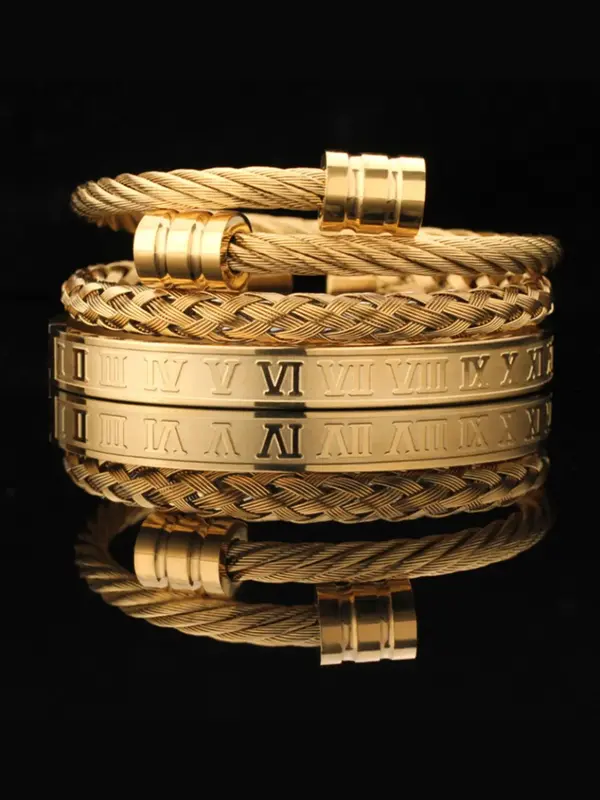 Fashionable Criss Cross Design Bangle for Women & Men, Couple Things, Stainless Steel Jewelry for Party, Daily Clothing Decor...