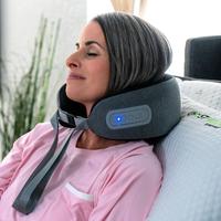 GhostBed Shiatsu Massaging Neck Pillow with Memory Foam & Infrared Heat Massage Machine