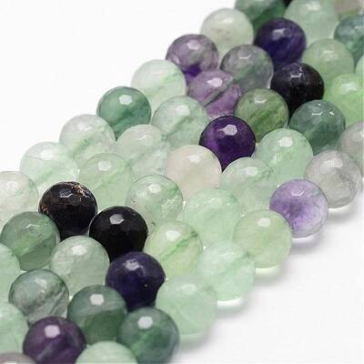 Natural Fluorite Beads Strands