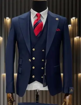 Mens Double breasted Suit - 