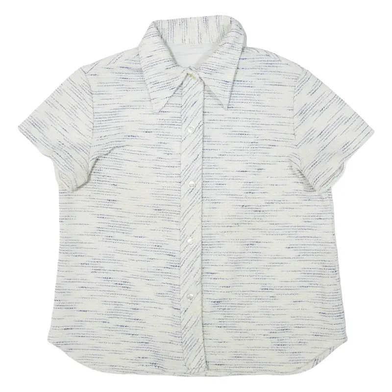 Womens Shirt White Striped S