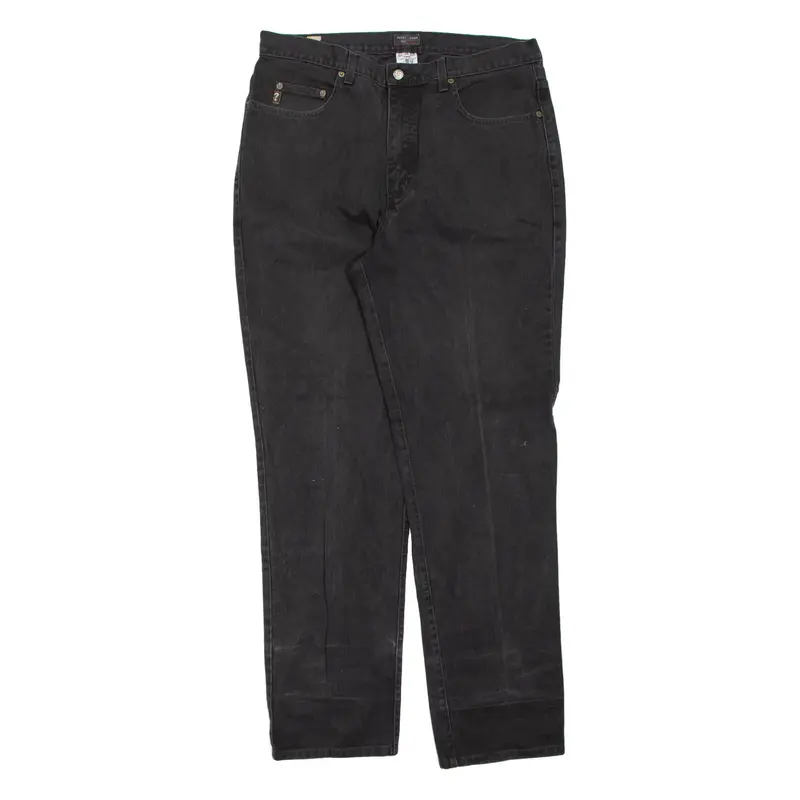 GUESS JEANS Mens Jeans Black Regular Straight W38 L34