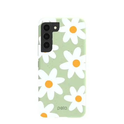 Sage Green Daisy Samsung Galaxy S22 Case