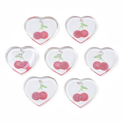 Transparent Resin Pendants