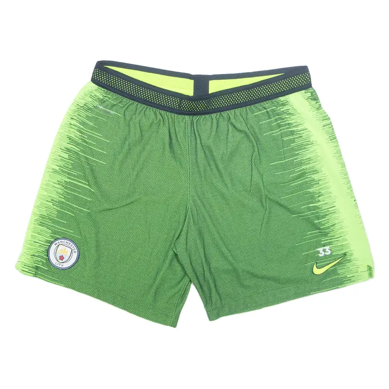 NIKE Manchester City FC Mens Sports Shorts Green XL W33