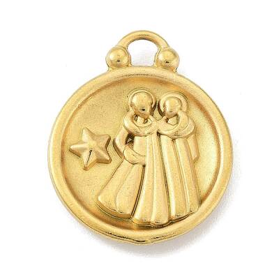 Real 18K Gold Plated Tone 304 Stainless Steel Pendants