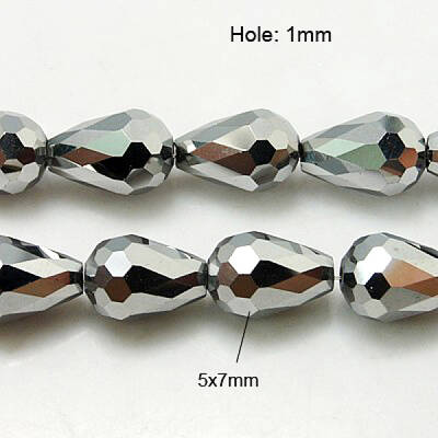 Electroplate Glass Beads Strands