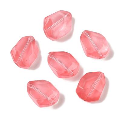 Transparent Spray Paint Glass Beads