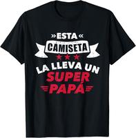 100% Cotton SUPER PAPA Fahte's Day T-Shirt