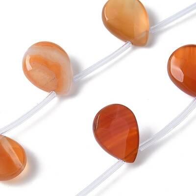 Natural Red Agate(Dyed & Heated) Beads Strands