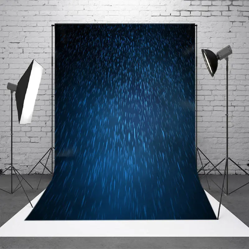 Aperturee Monsoon Blue Splash Curtain For Photo Backdrop