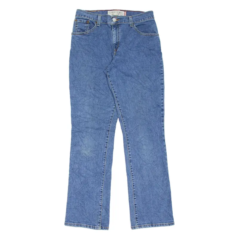 LEVI'S 550 Womens Jeans Blue Relaxed Bootcut Stone Wash W30 L32