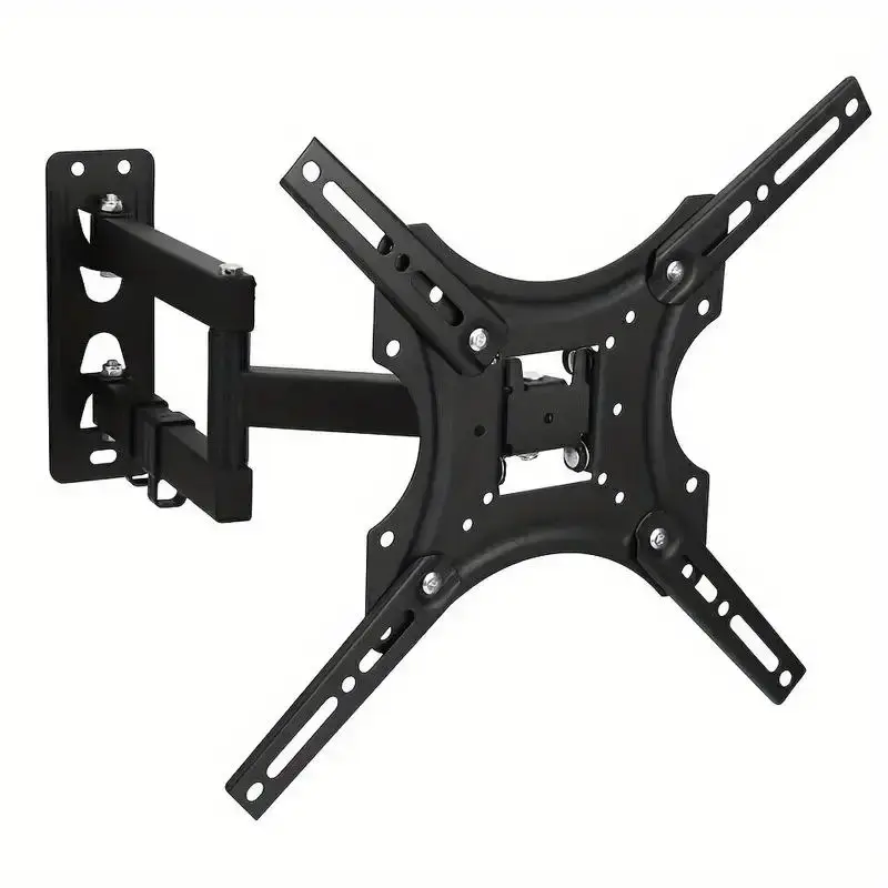 Full Motion TV Wall Mount Bracket, Adjustable Heavy Duty Design TV Wall Mount Bracket with Swivel & Tilt, TV Wall Mount Holde...