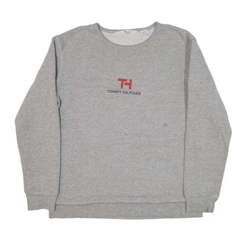 TOMMY HILFIGER Sweatshirt Grey Womens M