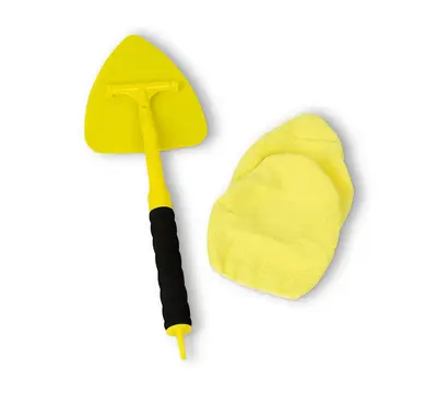 Stoner Car Care Invisible Glass Quick Change Reach & Clean Tool - Window Cleaning Kit with Premium Microfiber Covers for Hard...