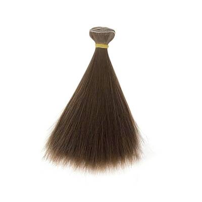 Plastic Long Straight Hairstyle Doll Wig Hair