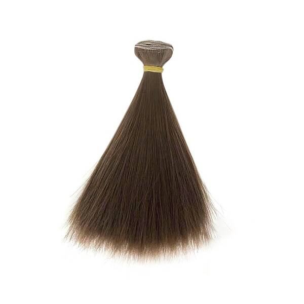 Plastic Long Straight Hairstyle Doll Wig Hair