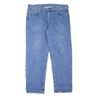 MARLBORO Pasadena Mens Jeans Blue Relaxed Straight W40 L32
