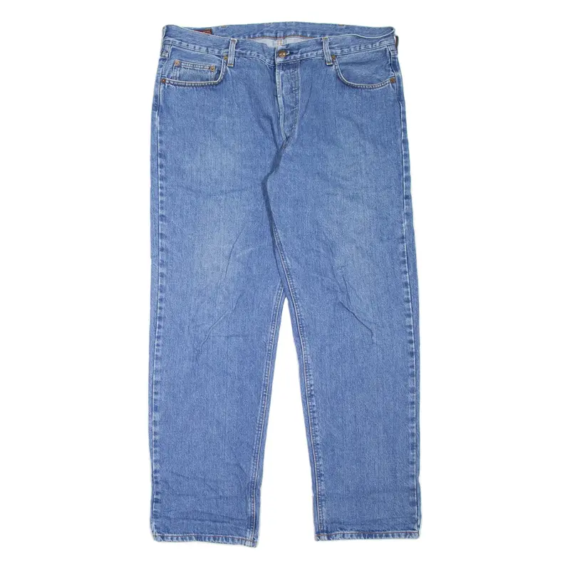 MARLBORO Pasadena Mens Jeans Blue Relaxed Straight W40 L32