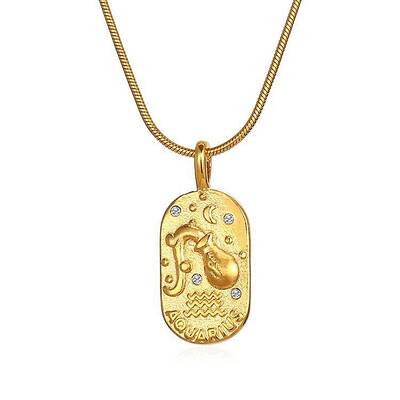 Constellations Cubic Zirconia Pendant Necklace