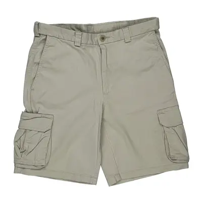 Haggar Cargo Shorts - 32? Waist Beige Cotton Blend
