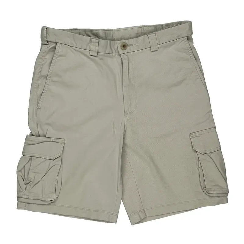 Haggar Cargo Shorts - 32? Waist Beige Cotton Blend