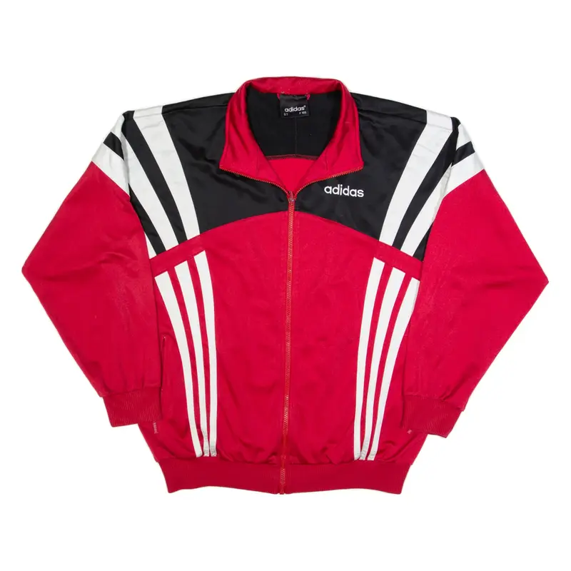 ADIDAS Mens Track Jacket Red XL