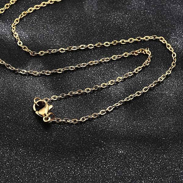 Ion Plating(IP) 304 Stainless Steel Cable Chains Necklaces