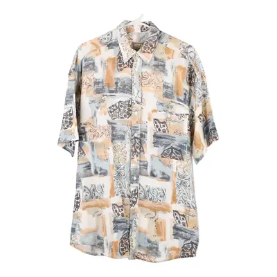 Fashion Report Patterned Shirt - Large Multicoloured Cotton