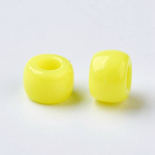 European Resin Large Hole Beads
