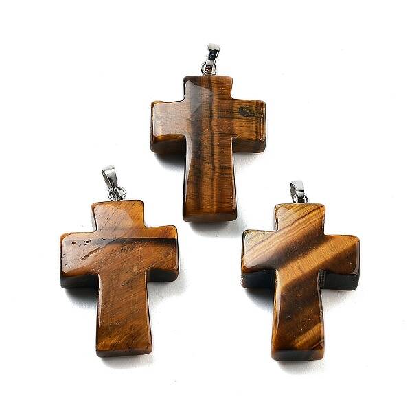 Natural Tiger Eye Pendants