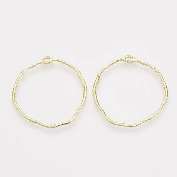 Alloy Open Back Bezel Pendants