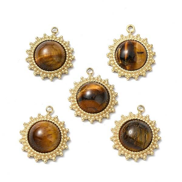 Natural Tiger Eye Pendants